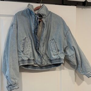 BDG Denim Bomber Jacket size L